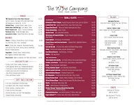 The Wine Company menu 5