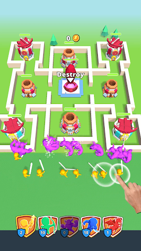 Tiny Clash Mod (Compras grátis + No Ads) v1.0 MOD APK