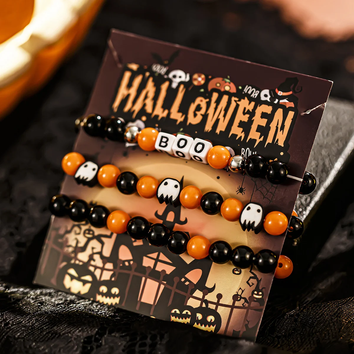 Title 2, Ensemble de bracelets Halloween avec crânes et ...
