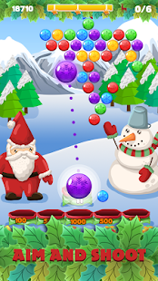 Bubble shooter - Christmas Puzzle with Santa Claus 1.03 APK + Мод (Бесконечные деньги) за Android