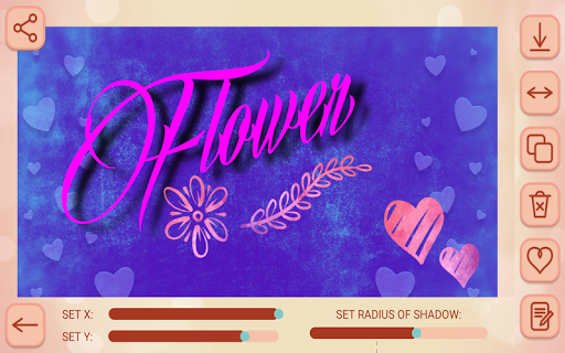 Name Art on Photo Love Calligraphy