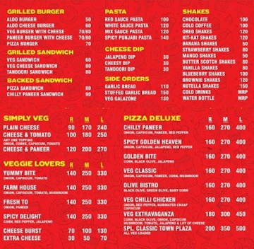 Rohit Pizza Corner menu 