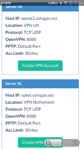 SSHAGAN: Free VPN