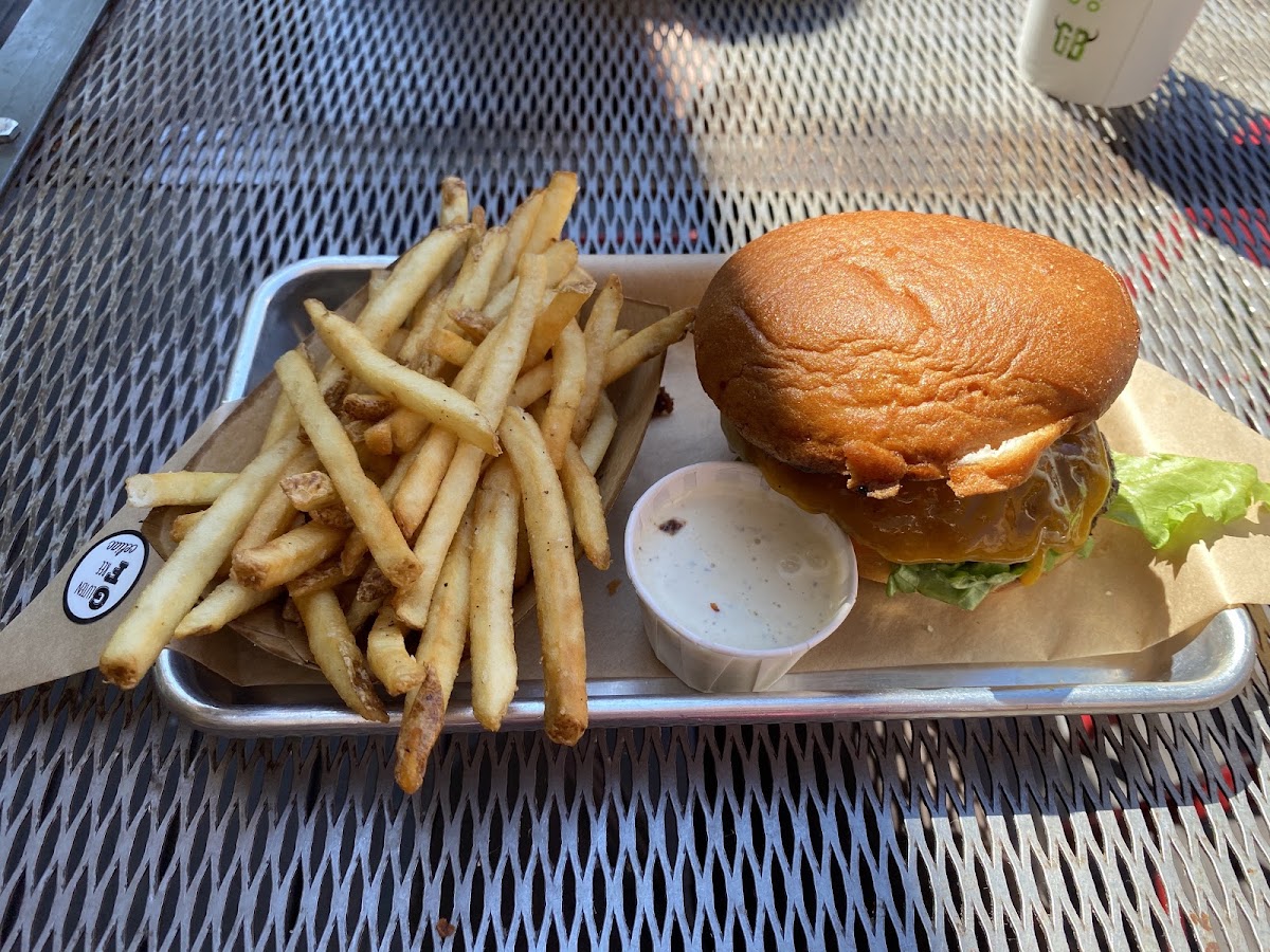 The bread was so soft, I had to keep comparing it to my husband’s (non-gluten free) sandwich. Best everything I’ve had in a while.