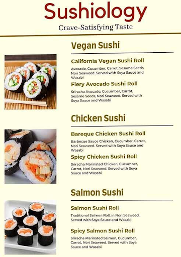 Sushiology menu 