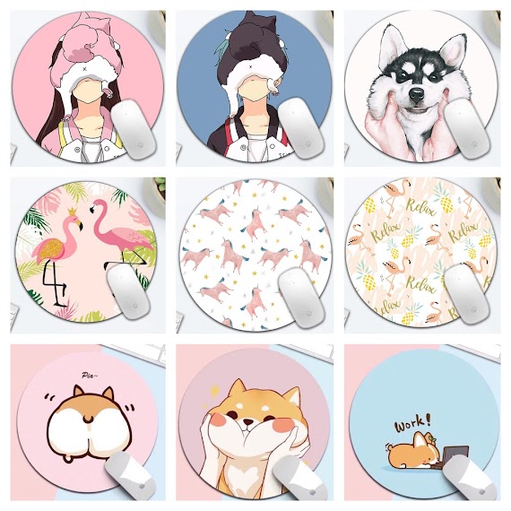 [Hàng Bán Chạy] Miếng Lót Chuột Cao Su Mouse Pad Siêu Nhạy Họa Tiết Siêu Kute