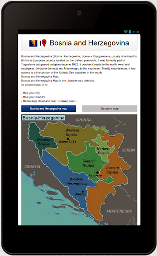 Bosnia map