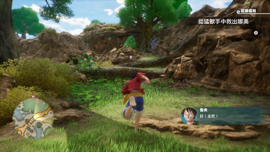 screenshot gameplay from one piece odyssey