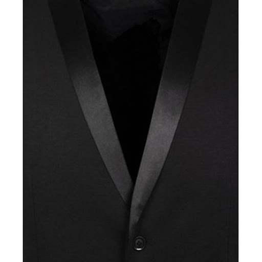 Title 1, Slim Korean solid color single-breasted suit ve...