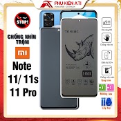 Kính Cường Lực Redmi Note 11 / Note 11S / Note 11Pro Chống Nhìn Trộm - Bảo Vệ Sự Riêng Tư Chống Trầy - Phụ Kiện Ati