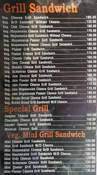 Gayatri Sandwich menu 1