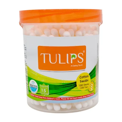 Tulips Ulips Cotton Swabs - 100 pcs