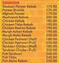 Golden Spoon menu 3