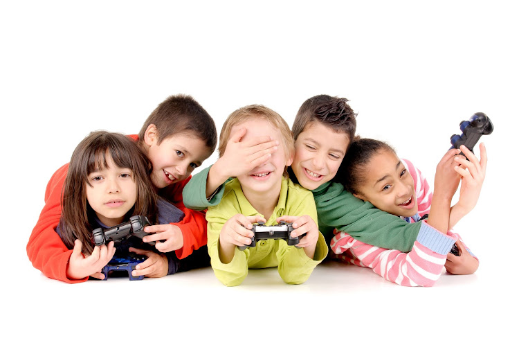 Young videogamers.