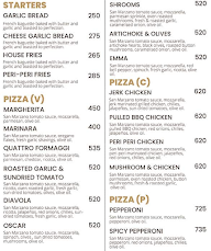 The Greedyman Pizzeria menu 1