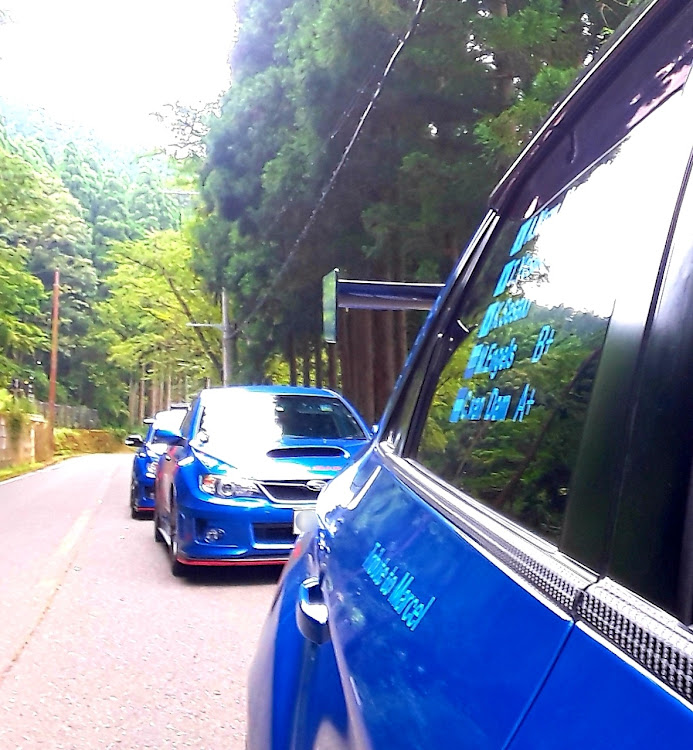 インプレッサ WRX STIの🌲🌲メタセコイヤ🌲🌲・GVコラボ・変隊列・蕎麦&ジェラート・メタセコからの～に関するカスタム事例の投稿画像2枚目