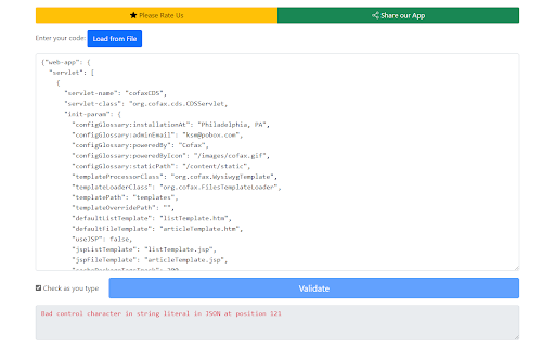 JSON Validator