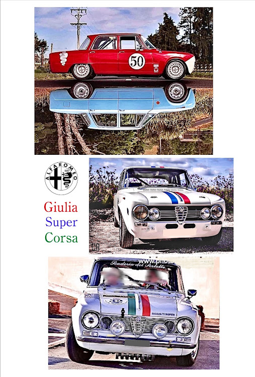 156スポーツワゴンのALFA ROMEO🍀Giulia Super・歴代CLASSIC ALFA🐍ROMEO🍀のGALLERY・MARTINI Racing color・CLASSIC CAR・イタリア車に関するカスタム事例の投稿画像21枚目