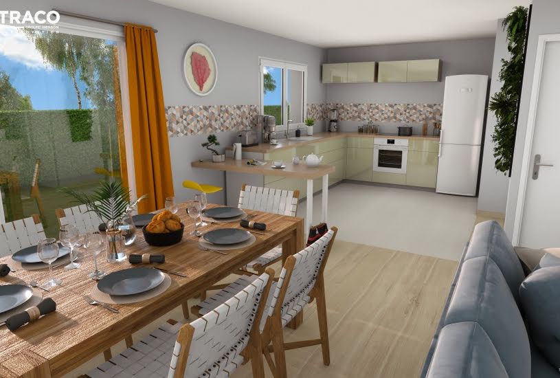  Vente Terrain + Maison - Terrain : 500m² - Maison : 113m² à Fresne-le-Plan (76520) 