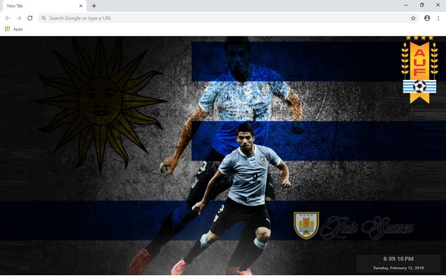 Luis Suárez New Tab & Wallpapers Collection