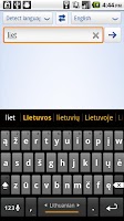 Lithuanian Keyboard Plugin Screenshot