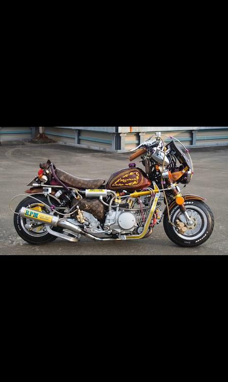 かず君 夜叉〜dress up projectさんが投稿したシャコタン・ルイヴィトン仕様 モンキー・モンキー・TDMR32・4miniに関するカスタム事例の投稿画像2枚目