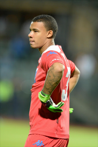 Ronwen Williams during the Absa Premiership match between SuperSport United and Mamelodi Sundowns at Lucas Moripe Stadium on March 01, 2016 in Pretoria, South Africa. (Photo by Lefty Shivambu/Gallo Images)