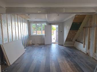 Complete replaster of living room in Woking album cover