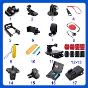 Phụ Kiện Cho Action Cam Gopro, Sjcam, Eken, Dji Osmo Action, Xiaomi Tông Hơp 1 Link Duy Nhât