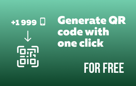 Qr code phone number small promo image