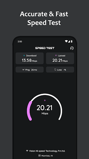 Screenshot Rapid: Internet Speed Test