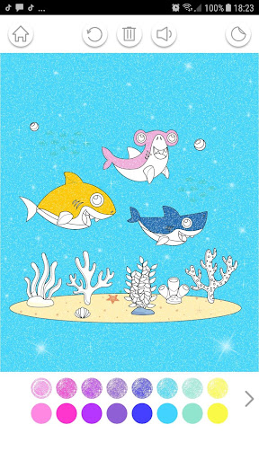 download baby shark coloring book free for android  baby