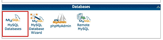 Bancos de dados MySQL no cPanel