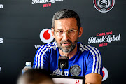 Orlando Pirates German coach Josef Zinnbauer speaks to the media at Rand Stadium in the south of Johannesburg on January 13 2020. 