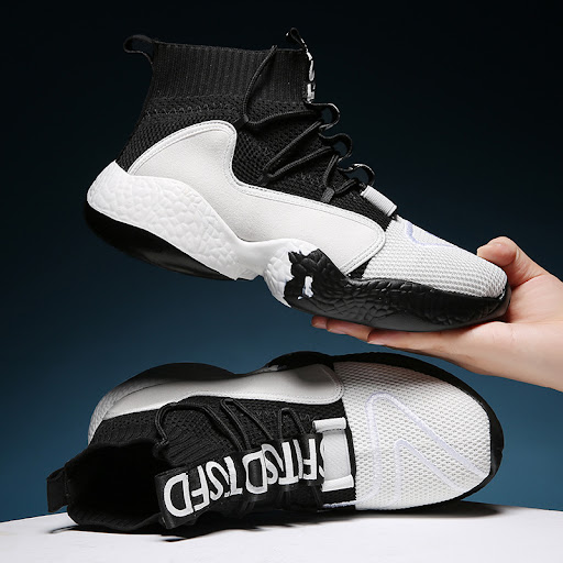 Title 4, New Flying Knit High-Top Mens Shoes