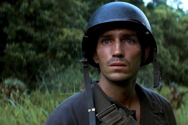 A scene from the Thin Red Line.