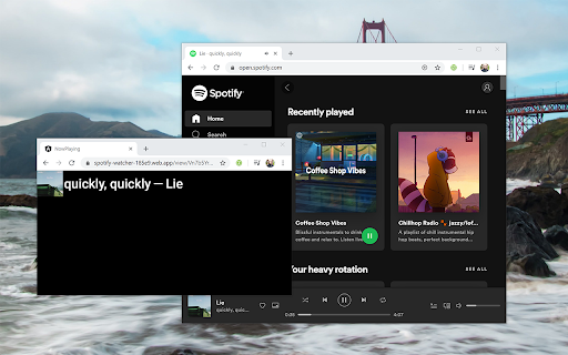 Spotify Web Watcher