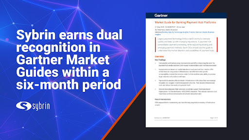 Sybrin highlighted in Gartner's market guides.