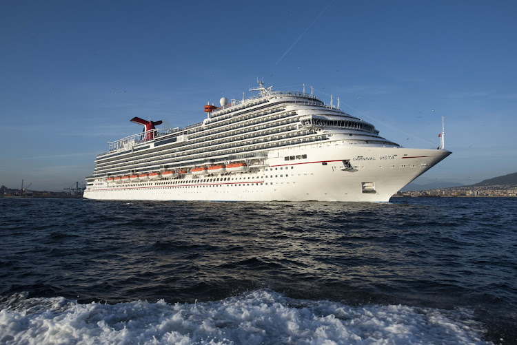 Carnival Vista, the newest ship in the Carnival fleet, sails the Caribbean in winter and the Mediterranean in summer.