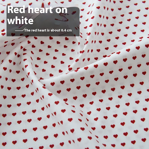 White With Red Heart