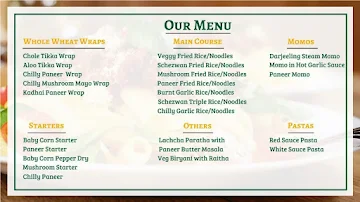 Great Indian Bhukkad menu 