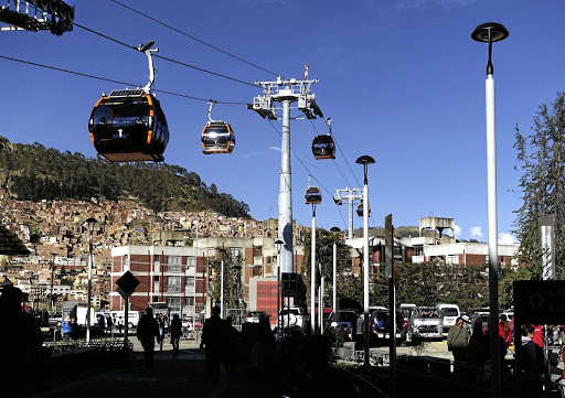 Commuters are shown in La Paz, Bolivia. File photo: REUTERS