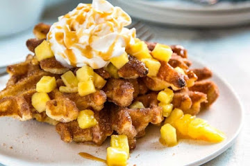 Cinnamon Sugar Churro Waffles