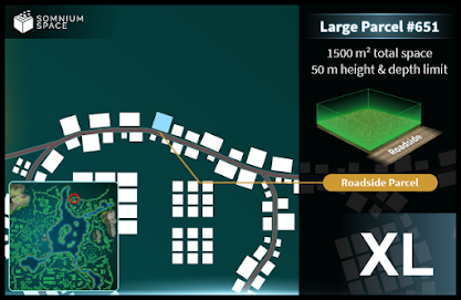 Extra Large #651 (XL) parcel in Somnium Space