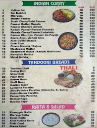 Ayush Dhaba menu 2