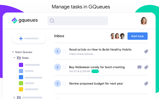 GQueues Chrome Extension