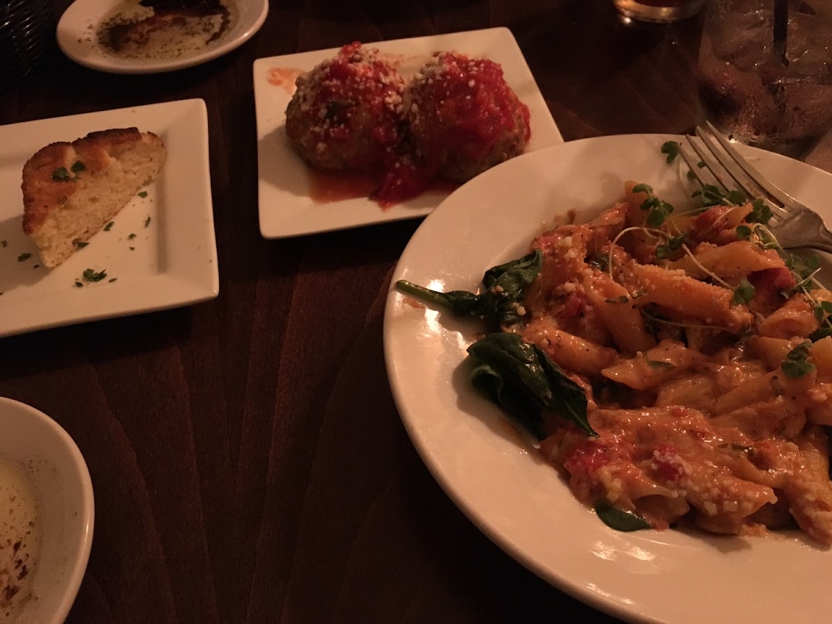 Gluten-Free Pasta at Strada Italiano