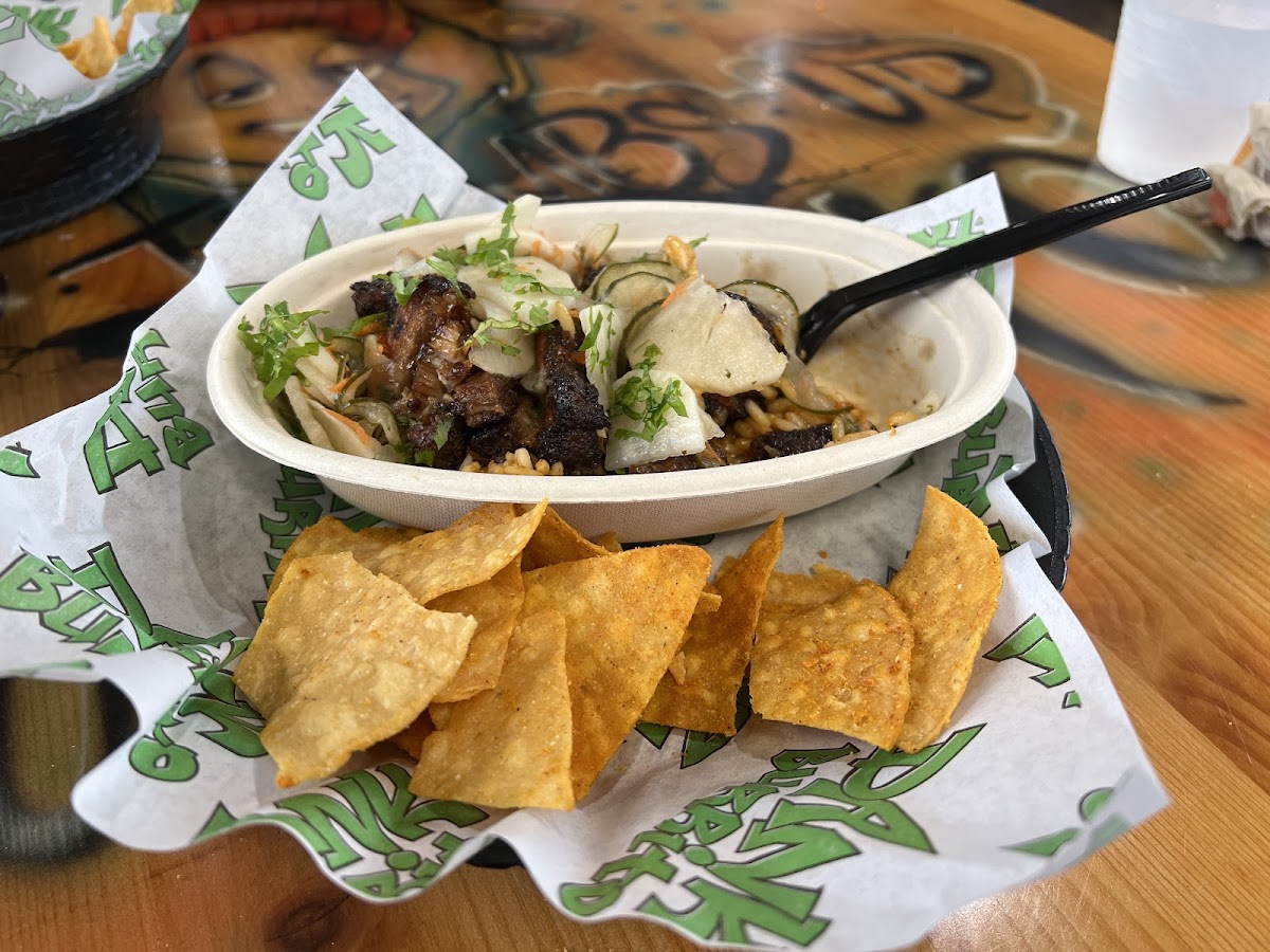 Pork Belly Bowl with Bahn Mi Veggies