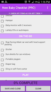 New Baby Checklist (PRO)(圖7)-速報App