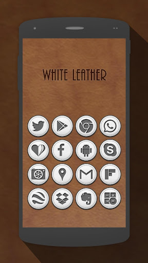 White Leather Icon Pack